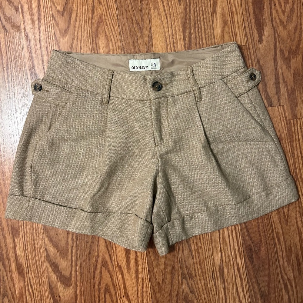 Old Navy Wool Blend Mid-Rise Shorts